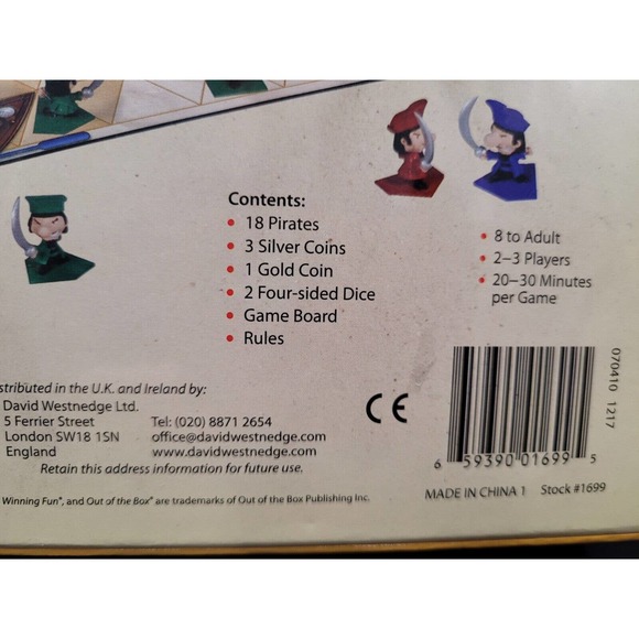 Pirate Versus Pirate Board Game 2 Players SEALED Out Of The Box - Picture 4 of 10